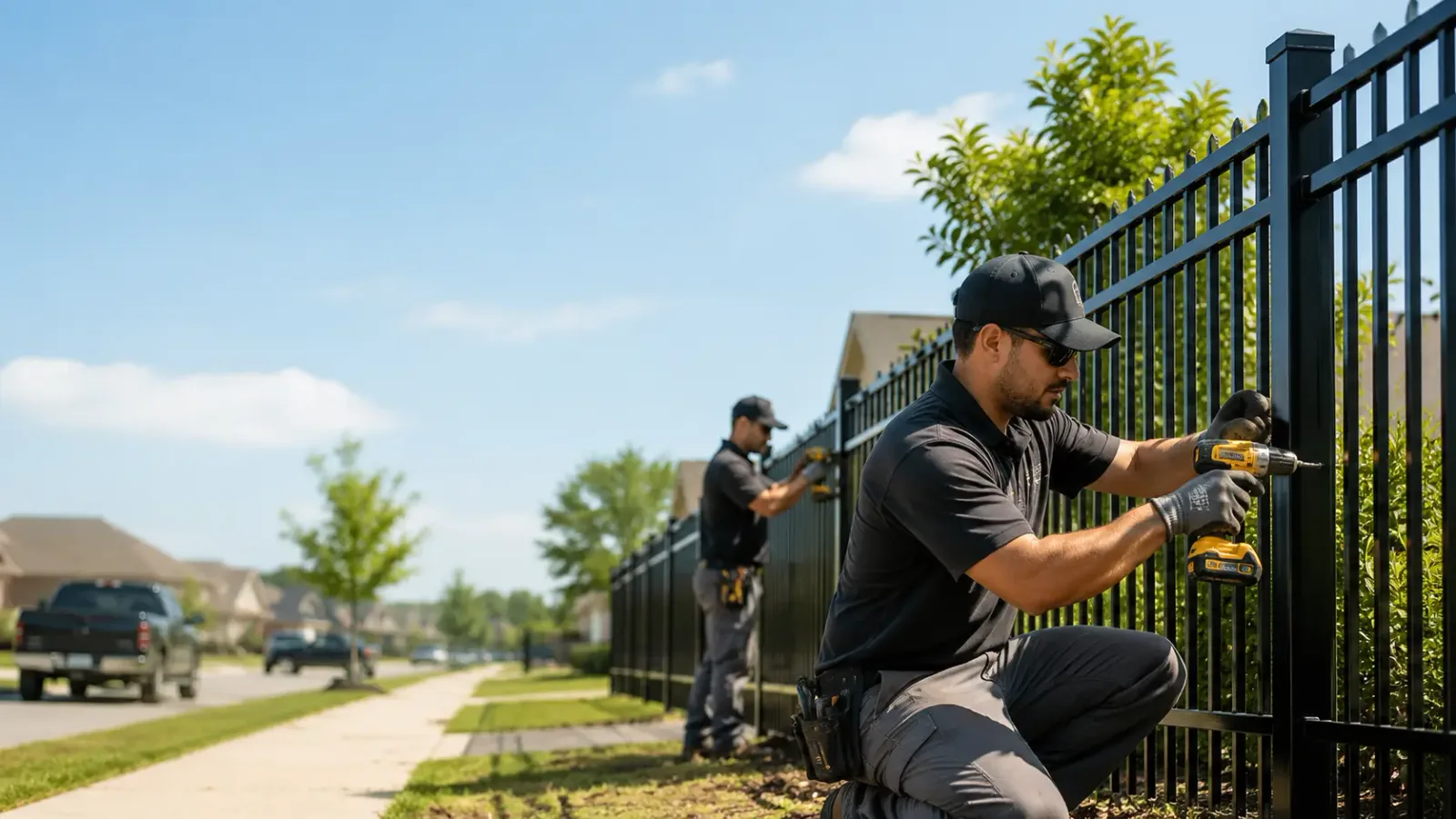 Metal Fence Installation in North Chelmsford, MA